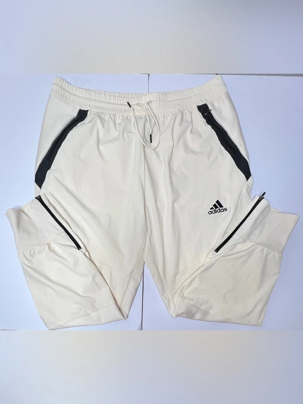 Adidas Z.N.E. Woven Technical Track Pants Cream 2XL Activewear Gorpcore